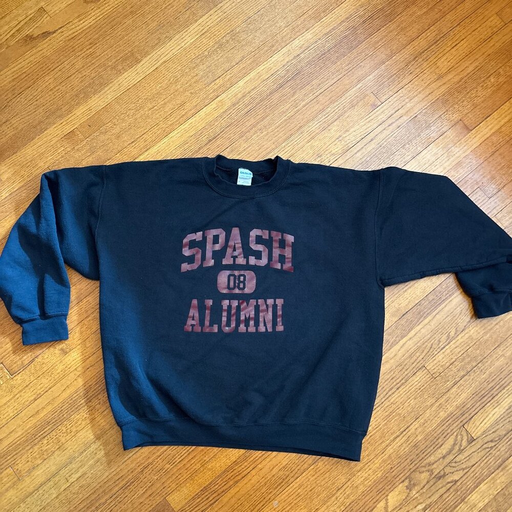 *VINTAGE* | SPASH Panthers 2008 Alumni Crewneck | Black and Red | Size XL